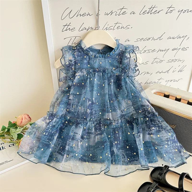 Girls Skirt 2025 Summer New Childrens Clothing Girls Baby Fashion Small Flying Sleeve Mesh Princess Dress Casual Simple Daily
Girls Skirt 2025 Summer New Childrens Clothing Girls Baby Fashion Small Flying Sleeve Mesh Princess Dress Casual Simple Daily