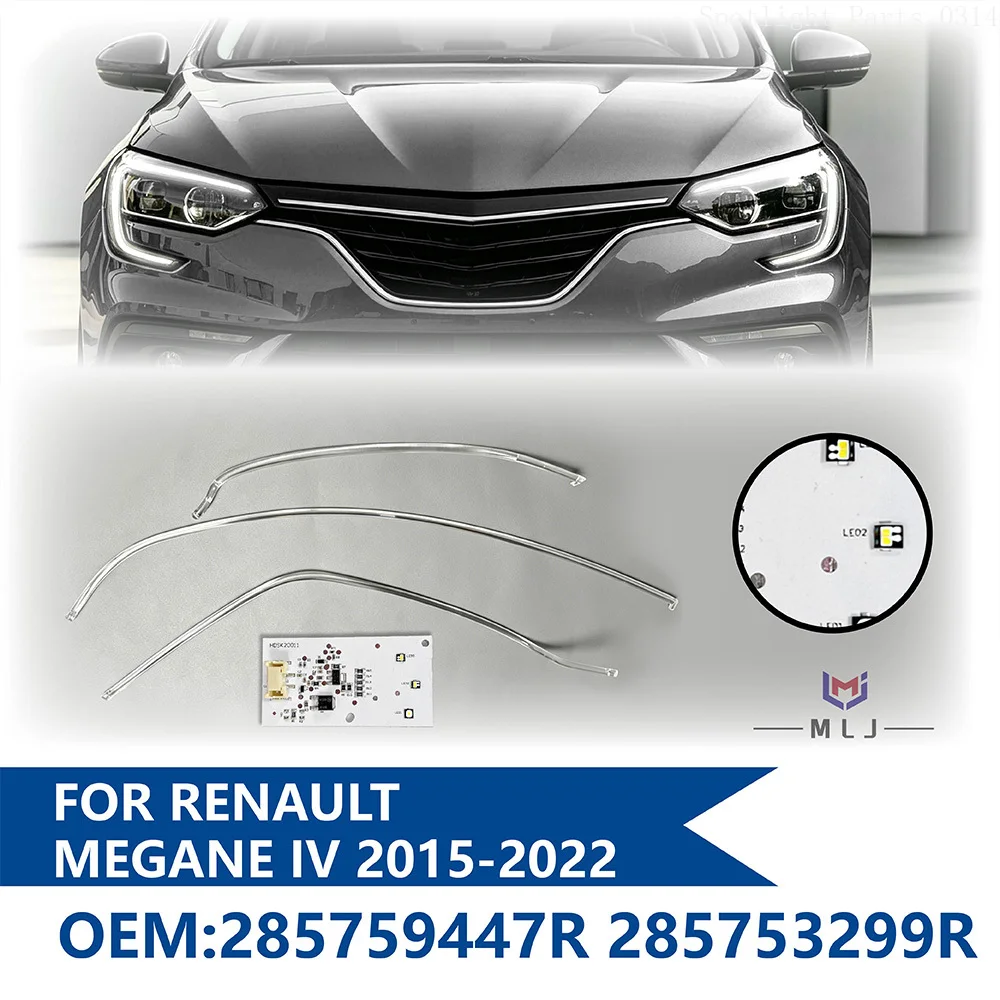 DRL Light Guide Strip FOR Renault Megane IV 2015-2022 285759447R 285753299R DRL Light Guide Tube LED Angel Eye Chip DRL Board
DRL Light Guide Strip FOR Renault Megane IV 2015-2022 285759447R 285753299R DRL Light Guide Tube LED Angel Eye Chip DRL Board