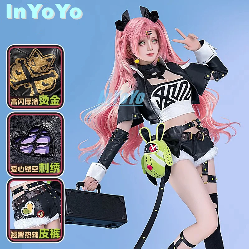 InYoYo Zenless Zone Zero Nicole Demara Game Suit Cosplay Costume Fashion Coat Top Shorts Halloween Carnival Party Outfit Women
InYoYo Zenless Zone Zero Nicole Demara Game Suit Cosplay Costume Fashion Coat Top Shorts Halloween Carnival Party Outfit Women