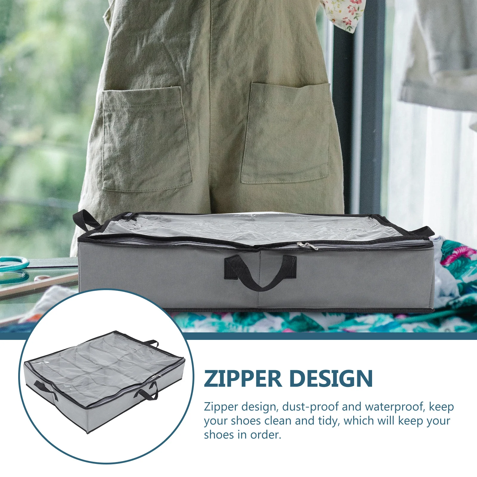 Shoe Storage Box Non woven Fabric Collapsible Bins Large Capacity Dustproof Under Bed Container Multi grids Foldable Storage Bag
Shoe Storage Box Non woven Fabric Collapsible Bins Large Capacity Dustproof Under Bed Container Multi grids Foldable Storage Bag