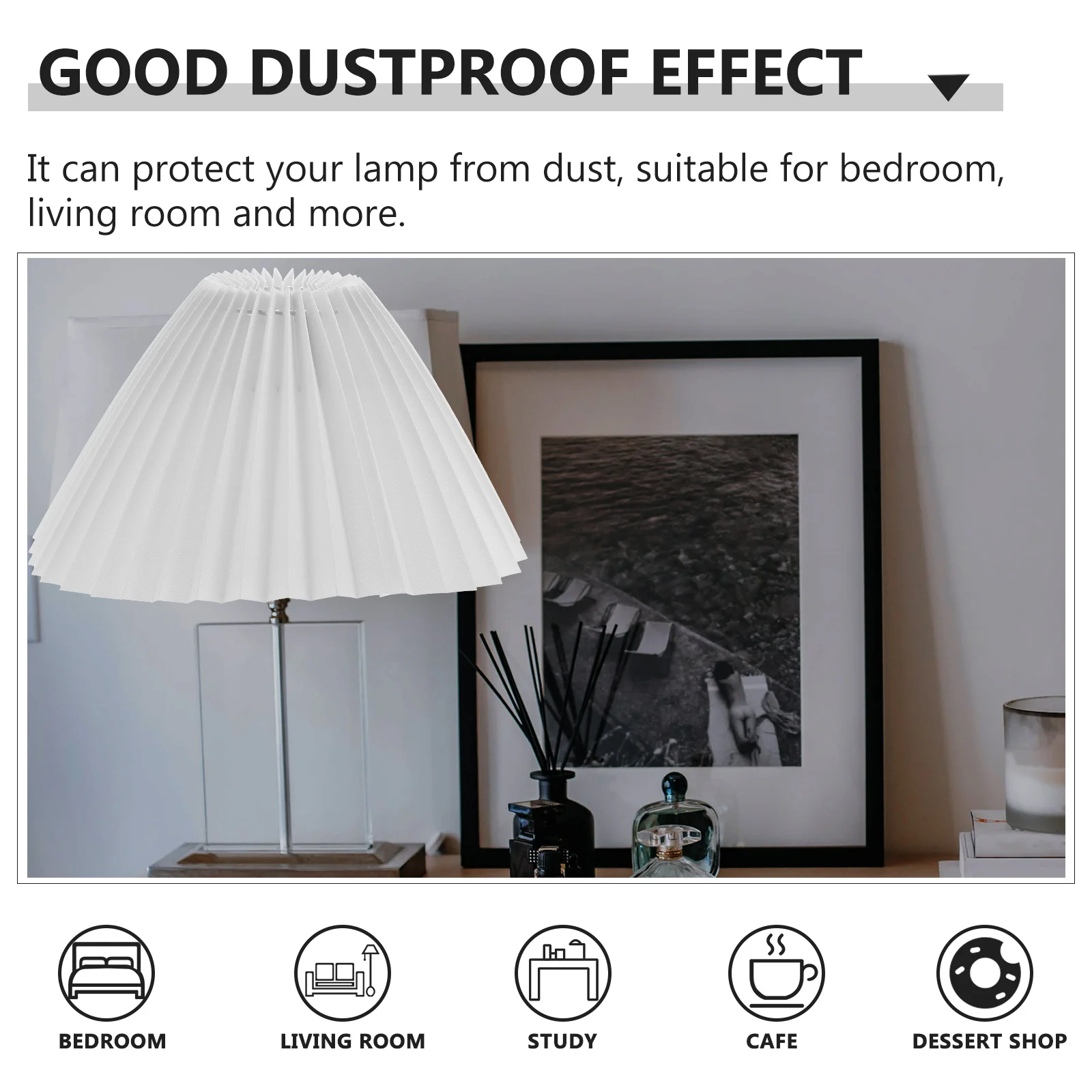 Pleated Cloth Lampshade Pure White E27 Bedside Light Shade Wall Light Cover Table Lamp Accessory Foldable Design Home Decor
Pleated Cloth Lampshade Pure White E27 Bedside Light Shade Wall Light Cover Table Lamp Accessory Foldable Design Home Decor
