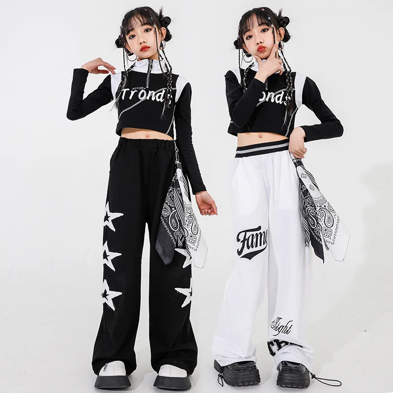Children's Street Dance Trend Clothing Autumn Girls Hip-hop Jazz Dance Performance Clothing Set Little Girls Jazz Dance Clothing
Children's Street Dance Trend Clothing Autumn Girls Hip-hop Jazz Dance Performance Clothing Set Little Girls Jazz Dance Clothing