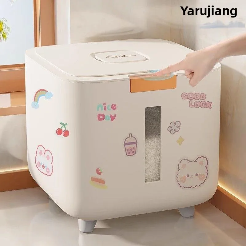 Kitchen Storage Box Rice Flour Barrel Moisture Proof Rice Tub Kitchen Storage Box for Rice And Flour Nordic Style Pure Color
Kitchen Storage Box Rice Flour Barrel Moisture Proof Rice Tub Kitchen Storage Box for Rice And Flour Nordic Style Pure Color