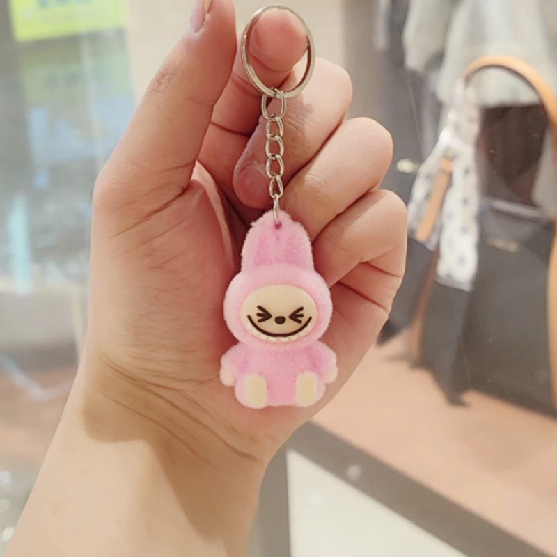 Cute Labubu Keyring Monsters Labubu Keychain Flocking Mini Doll Key Chains Bagpack Pendant Kids Birthday Christmas Gifts
Cute Labubu Keyring Monsters Labubu Keychain Flocking Mini Doll Key Chains Bagpack Pendant Kids Birthday Christmas Gifts