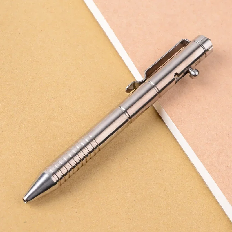 Titanium Alloy Pen Camping Hunting Climbing Outdoor Tools Gel Ink Refill Writing Pen Signature Pen Gift
Titanium Alloy Pen Camping Hunting Climbing Outdoor Tools Gel Ink Refill Writing Pen Signature Pen Gift