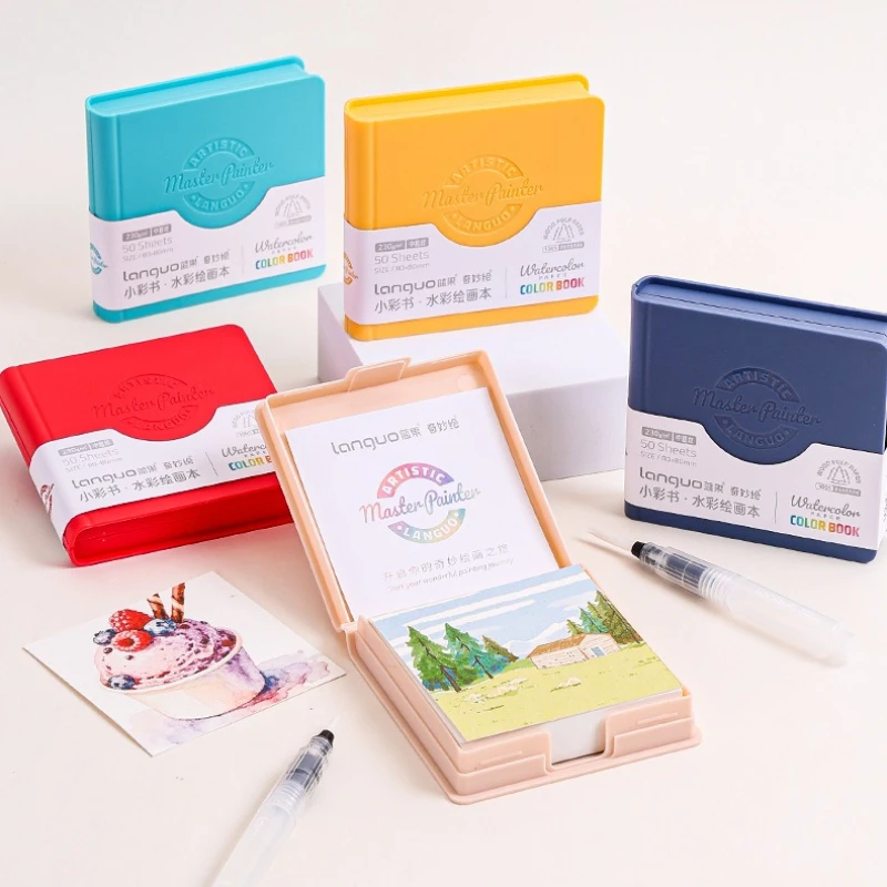 Альбом для акварели 8 см, бумага из древесной массы 230 г/м², 50 листов, специальный портативный альбом для рисования, художественные принадлежности для студентов-художников
Альбом для акварели 8 см, бумага из древесной массы 230 г/м², 50 листов, специальный портативный альбом для рисования, художественные принадлежности для студентов-художников