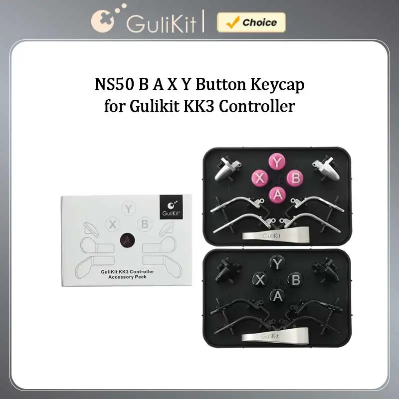 Комплект аксессуаров для контроллера GuliKit KK3: 6 задних переключателей, 4 кнопки ABXY, 1 съемник колпачков для GuliKit KK3 Max, KK3 Pro
Комплект аксессуаров для контроллера GuliKit KK3: 6 задних переключателей, 4 кнопки ABXY, 1 съемник колпачков для GuliKit KK3 Max, KK3 Pro