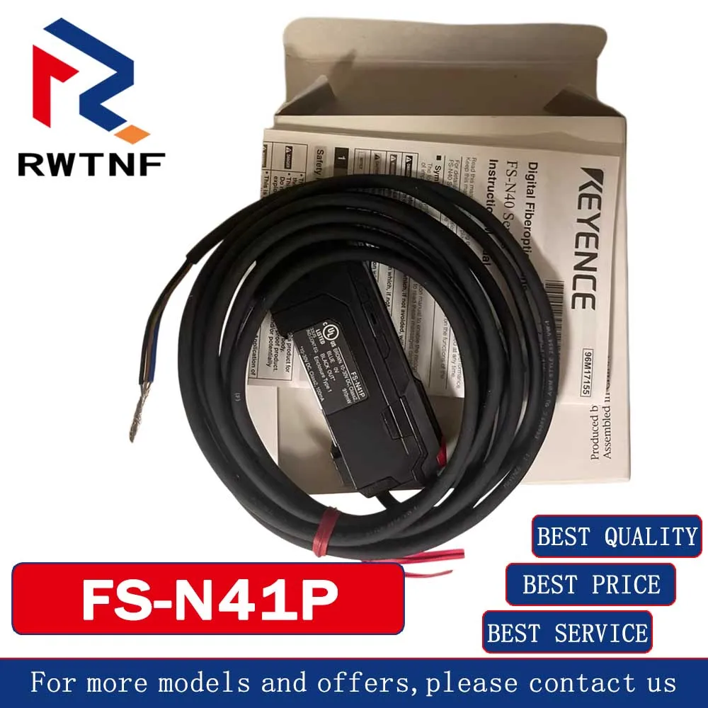 Brand New Genuine FS-N41P KEYENCE PNP output proximity switch amplifier sensor, warehouse stock
Brand New Genuine FS-N41P KEYENCE PNP output proximity switch amplifier sensor, warehouse stock