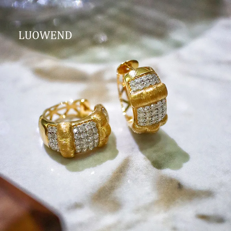 Серьги-кольца LUOWEND из 100% 18-каратного желтого золота в винтажном стиле с натуральными бриллиантами и кольцом для женщин, комплект ювелирных украшений для вечеринок
Серьги-кольца LUOWEND из 100% 18-каратного желтого золота в винтажном стиле с натуральными бриллиантами и кольцом для женщин, комплект ювелирных украшений для вечеринок