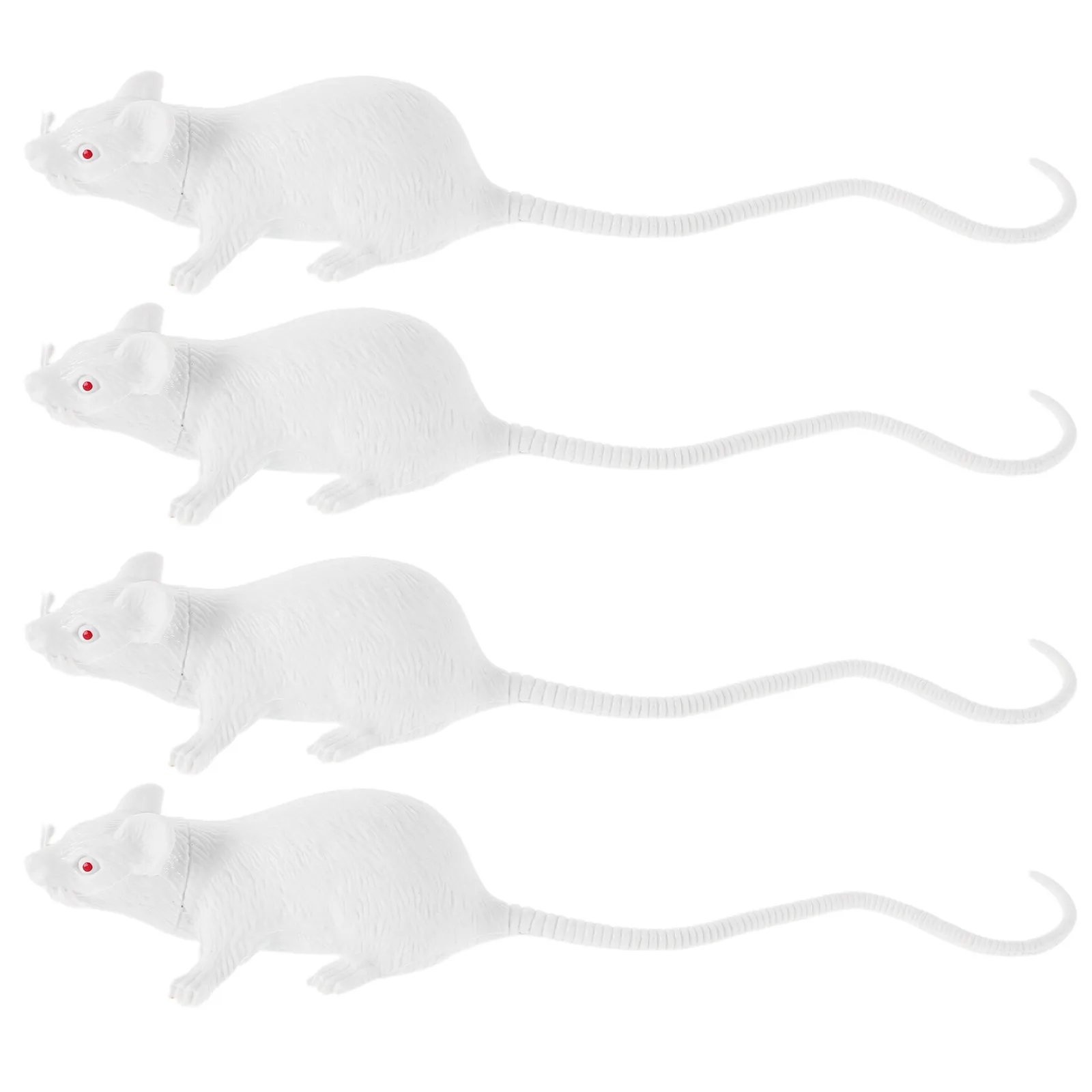4Pcs Realistic White Mouse Prank Prop Halloween Decoration Interactive Cat Play Creepy Fake Animal Simulation Party Use
4Pcs Realistic White Mouse Prank Prop Halloween Decoration Interactive Cat Play Creepy Fake Animal Simulation Party Use