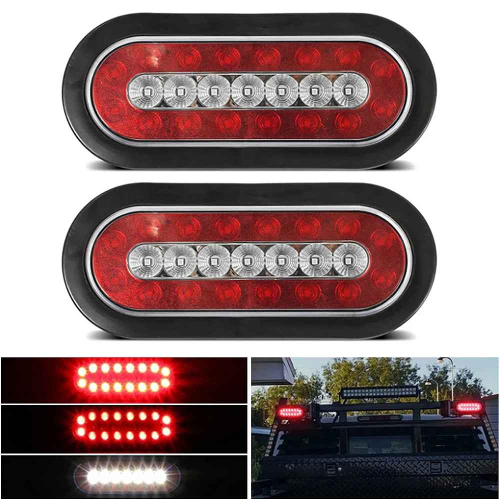 6.3 Inch 23LED Rear Warning Tail Light 10-30V Oval Truck Trailer Brake Signal Marker Indicators Light Replacement
6.3 Inch 23LED Rear Warning Tail Light 10-30V Oval Truck Trailer Brake Signal Marker Indicators Light Replacement