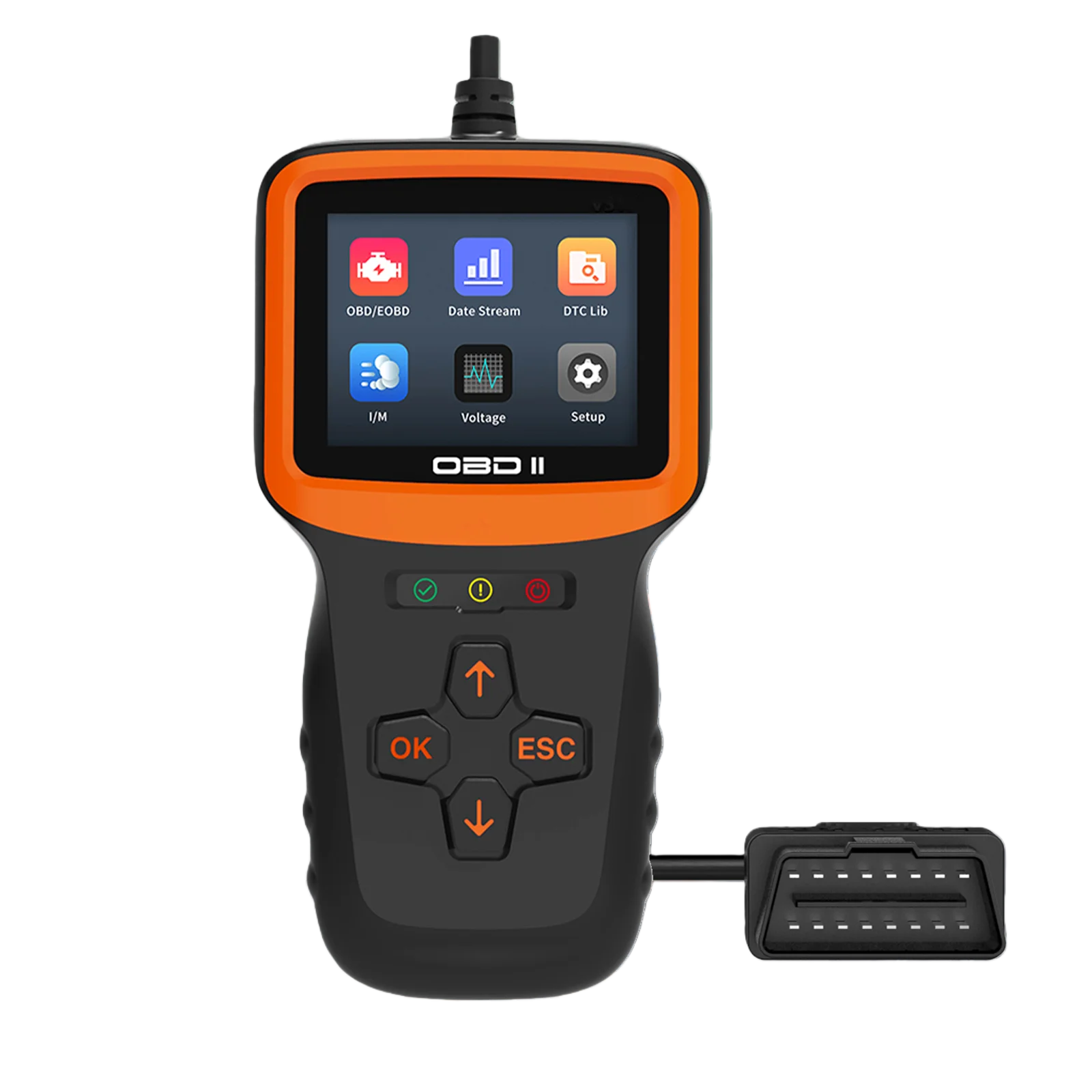 Universal Car OBD2 Scanner Diagnostic Tool Engine Fault Code Reader CAN OBD II 9 Protocol with LCD Display for Vehicle
Universal Car OBD2 Scanner Diagnostic Tool Engine Fault Code Reader CAN OBD II 9 Protocol with LCD Display for Vehicle