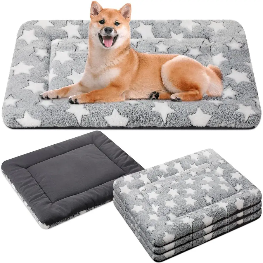 Комплект из 4 ультрамягких теплых моющихся подстилок для зимних собачьих будок, комфортные сменные двусторонние коврики для лежанок собак и кошек
Комплект из 4 ультрамягких теплых моющихся подстилок для зимних собачьих будок, комфортные сменные двусторонние коврики для лежанок собак и кошек