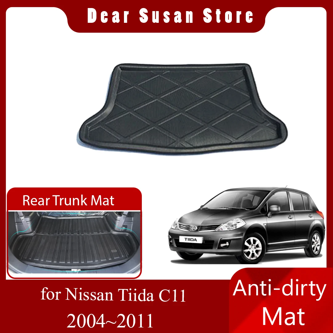 Car Rear Trunk Mat for Nissan Tiida C11 Hatchback 2004~2011 Custom Panel Tray Floor Pad Boot Carg Liner Carpet Cover Accessories
Car Rear Trunk Mat for Nissan Tiida C11 Hatchback 2004~2011 Custom Panel Tray Floor Pad Boot Carg Liner Carpet Cover Accessories