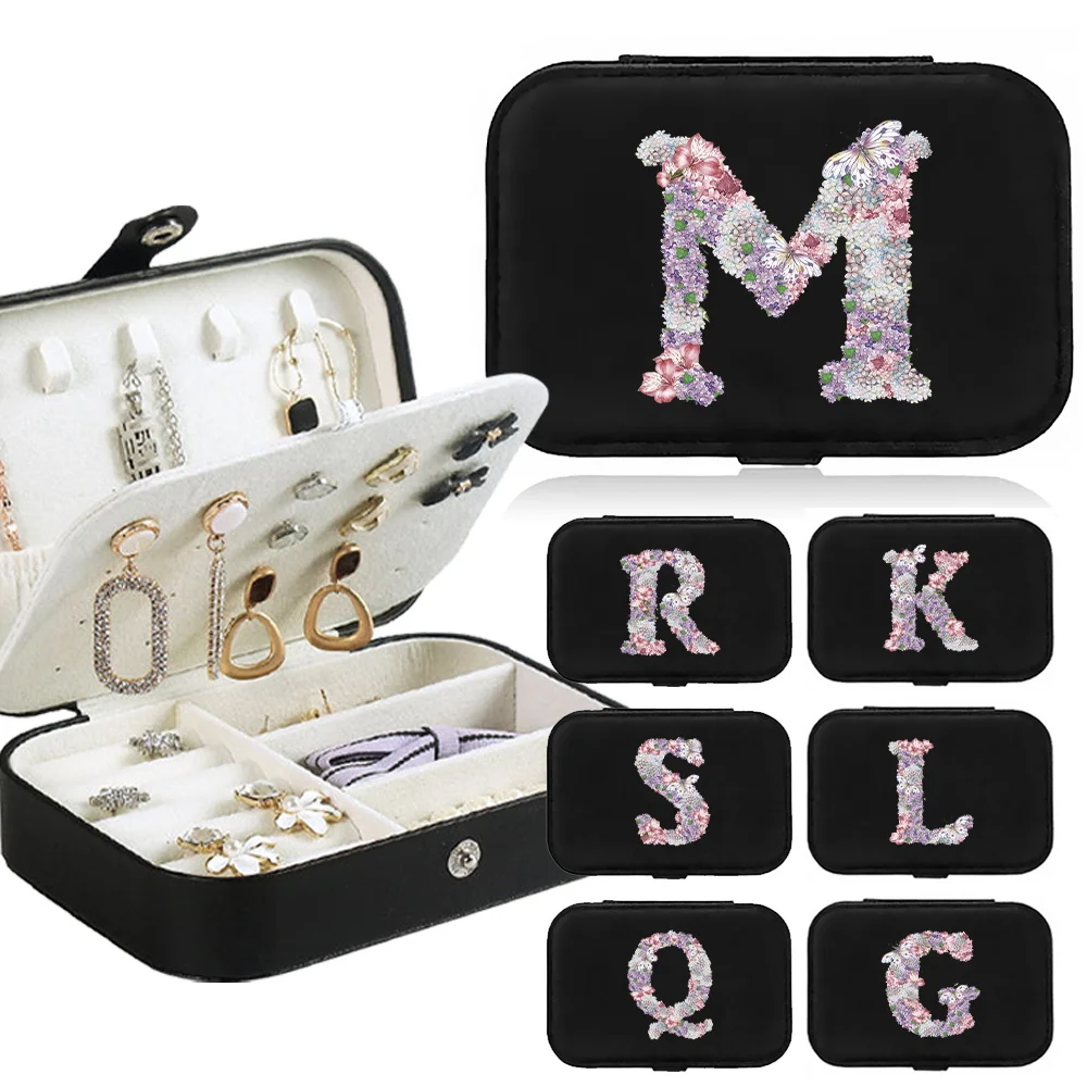 Fashion Necklace Ring Jewelry Boxs Portable Storage Box Ladies Rose Flower Letter Pattern Travel Jewelry Box Jewelry Display
Fashion Necklace Ring Jewelry Boxs Portable Storage Box Ladies Rose Flower Letter Pattern Travel Jewelry Box Jewelry Display