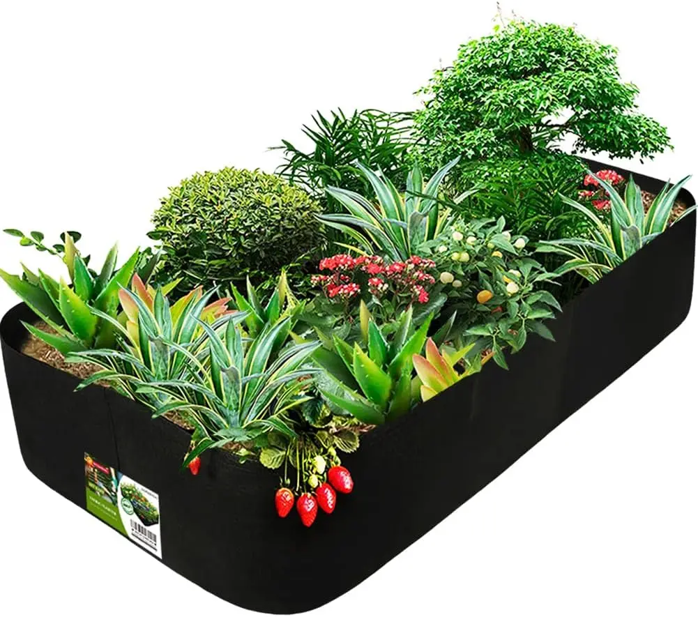 Fabric Raised Garden Bed, 128 Gallon 3 Grids Rec Garden Grow Bags, 3X6 Ft Breathable Planter Raised Beds For Growing Vegetables
Fabric Raised Garden Bed, 128 Gallon 3 Grids Rec Garden Grow Bags, 3X6 Ft Breathable Planter Raised Beds For Growing Vegetables