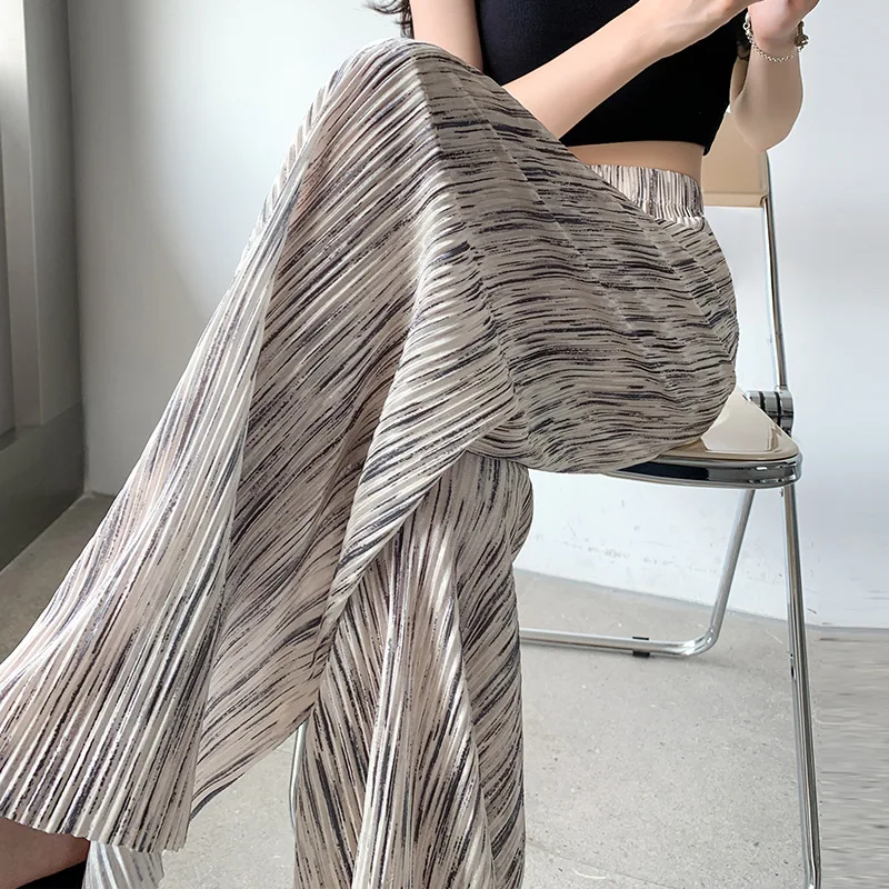 Ice Silk Wide Leg Pants Women's Summer Thin High Waist Drop Feel Summer Relaxed Loose Straight Tie Dyed Pants
Ice Silk Wide Leg Pants Women's Summer Thin High Waist Drop Feel Summer Relaxed Loose Straight Tie Dyed Pants