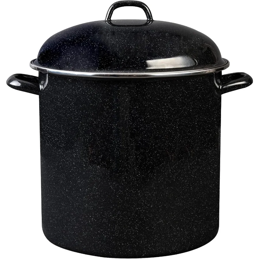 Кастрюля для тяжелых калибра 15 Qt с крышкой. Посуда с крапчатой черной эмалью. Нержавеющая сталь. Подходит для варочных панелей от духовки до стола. Посудомоечная машина
Кастрюля для тяжелых калибра 15 Qt с крышкой. Посуда с крапчатой черной эмалью. Нержавеющая сталь. Подходит для варочных панелей от духовки до стола. Посудомоечная машина