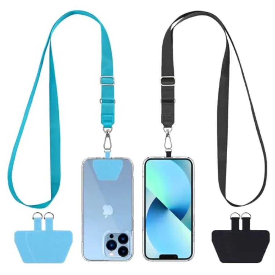 Phone Lanyard 2 Pcs Adjustable Neck Strap, 4 Pcs Patches, Universal Crossbody Multifuctional Patch Cell Phone Lanyards Compatib
Phone Lanyard 2 Pcs Adjustable Neck Strap, 4 Pcs Patches, Universal Crossbody Multifuctional Patch Cell Phone Lanyards Compatib
