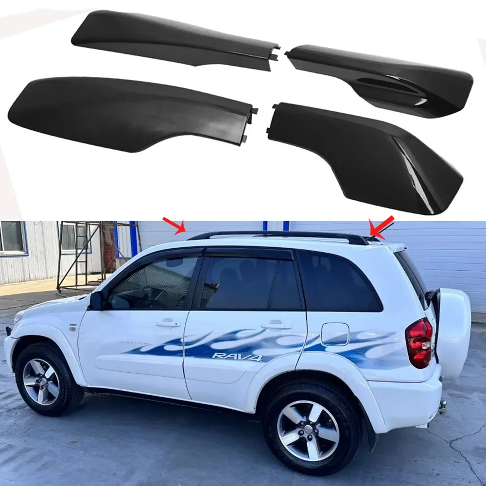 Black 4pcs Roof Rack Bar Rail End Cap Case Replacement For RAV4 2001 2002 2003 2004 2005 Car Accseeories
Black 4pcs Roof Rack Bar Rail End Cap Case Replacement For RAV4 2001 2002 2003 2004 2005 Car Accseeories