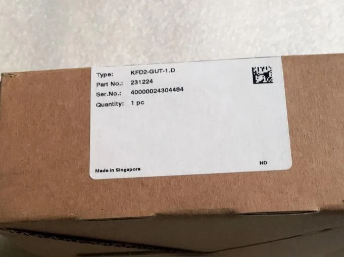 Brand New Original Safety barrier KFD2-GUT-1.D Fast Delivery
Brand New Original Safety barrier KFD2-GUT-1.D Fast Delivery