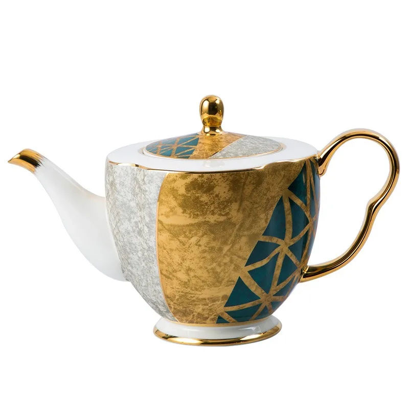 High-end European ceramic afternoon tea set, bone china water set, coffee cup, household living room cold kettle
High-end European ceramic afternoon tea set, bone china water set, coffee cup, household living room cold kettle