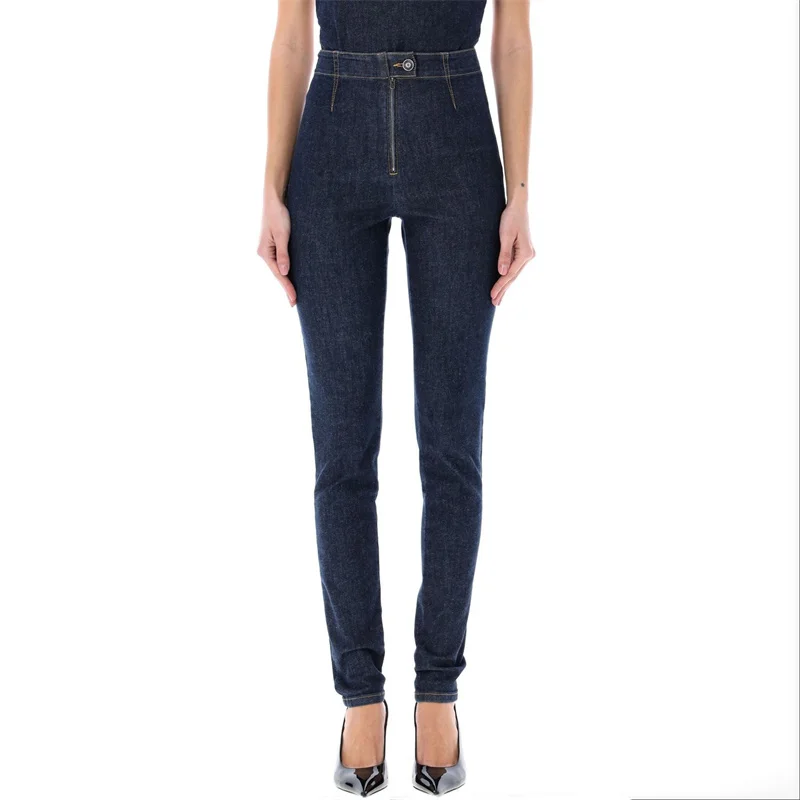 Women's jeans New retro pure cotton women's pants for autumn 2025 High waisted slim fit pencil pants straight leg pants trousers
Women's jeans New retro pure cotton women's pants for autumn 2025 High waisted slim fit pencil pants straight leg pants trousers