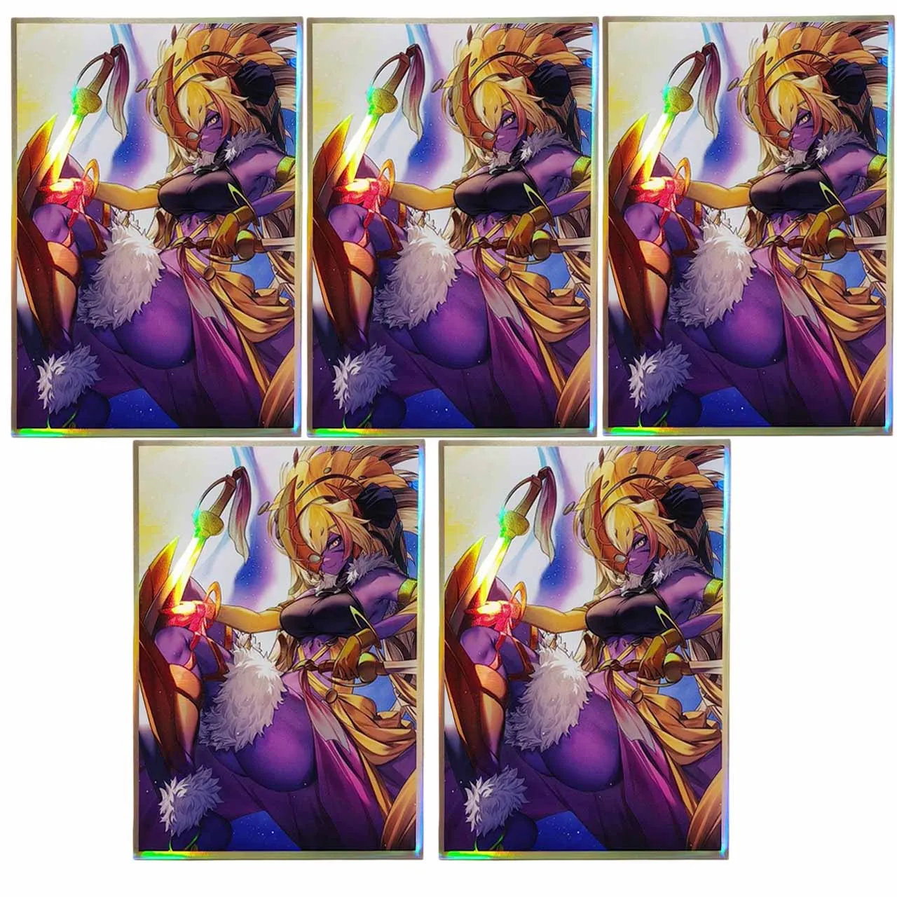 Ю-Ги-О! Держатель для карт Lunalight Saber Dancer, 63x90 мм, мультяшный, из ПВХ, с блестящим серебряным основанием, защитный чехол для игровых коллекционных карт
Ю-Ги-О! Держатель для карт Lunalight Saber Dancer, 63x90 мм, мультяшный, из ПВХ, с блестящим серебряным основанием, защитный чехол для игровых коллекционных карт