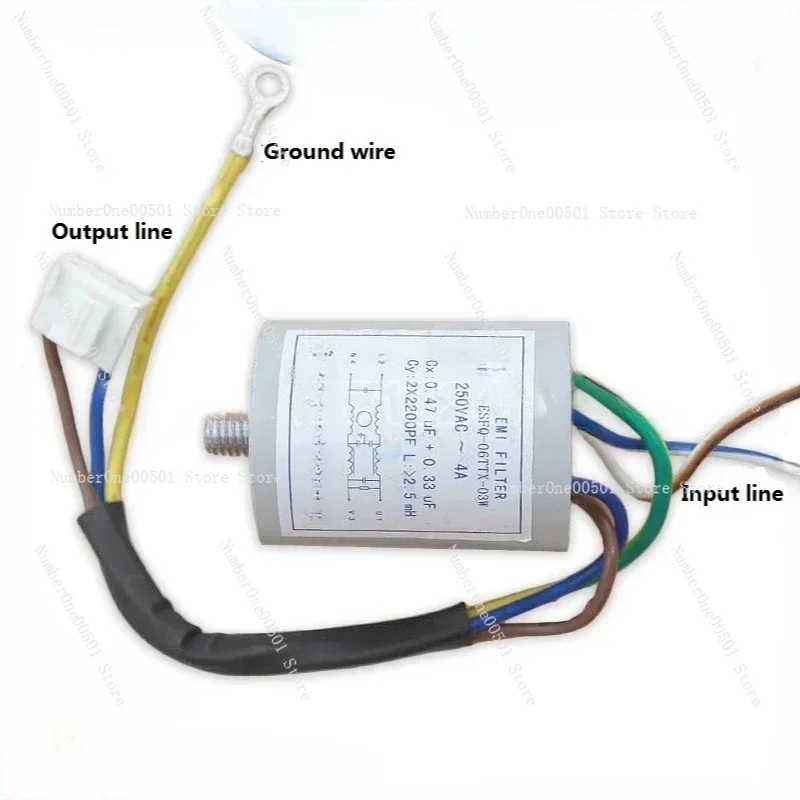 Suitable for Haier refrigerator filter capacitor EMI FILTER ESFQ-06TTX-03W inverter refrigerator capacitor 0.47uf + 0.33uf
Suitable for Haier refrigerator filter capacitor EMI FILTER ESFQ-06TTX-03W inverter refrigerator capacitor 0.47uf + 0.33uf