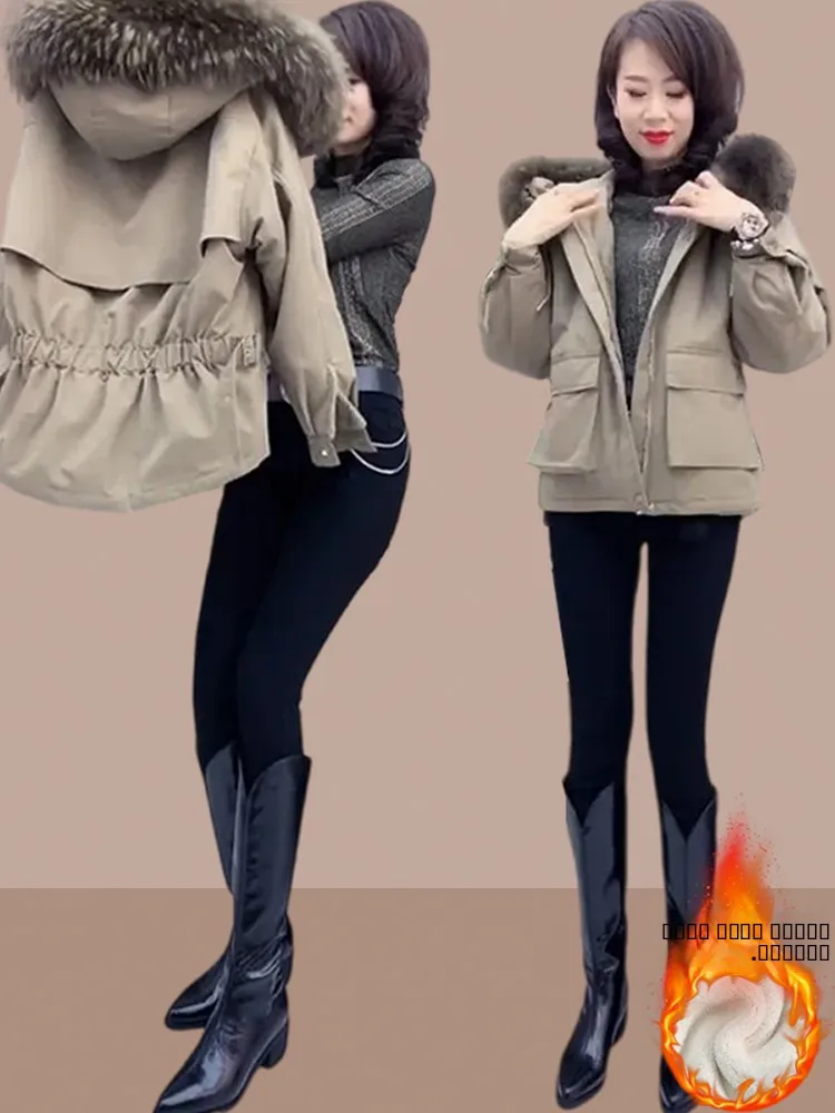 Women's Thiened Cotton Jaet Winter Coat Hooded Zipper Closure Long Sve Mid-Length Simple Sle Faionable Cotton Puffer
Women's Thiened Cotton Jaet Winter Coat Hooded Zipper Closure Long Sve Mid-Length Simple Sle Faionable Cotton Puffer