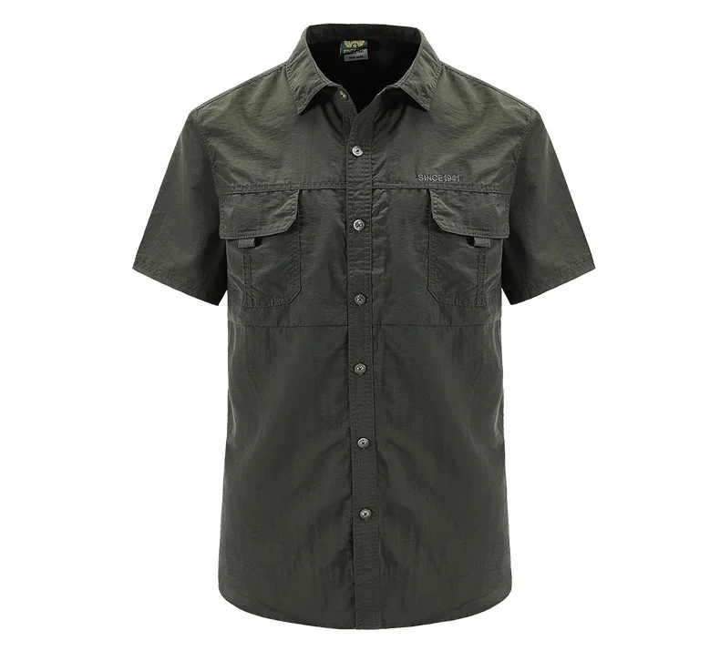 Men's Quick Dry Shirt Waterproof Outdoor Hiking Tactical Short Sleeve Shirt Male Combat Hunting
Men's Quick Dry Shirt Waterproof Outdoor Hiking Tactical Short Sleeve Shirt Male Combat Hunting