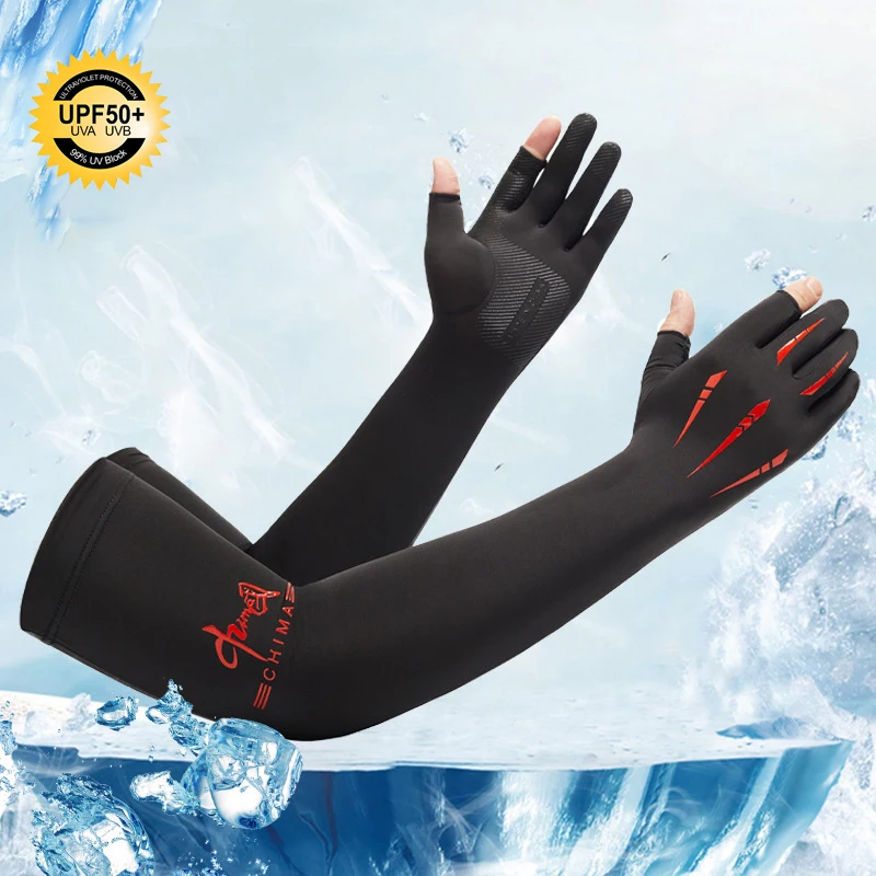 UV Protection Cooling Arm Sleeves with Gloves Men Cycling Breathable Long Arm Covers Summer Fishing Hiking Outdoor Fingerless
UV Protection Cooling Arm Sleeves with Gloves Men Cycling Breathable Long Arm Covers Summer Fishing Hiking Outdoor Fingerless