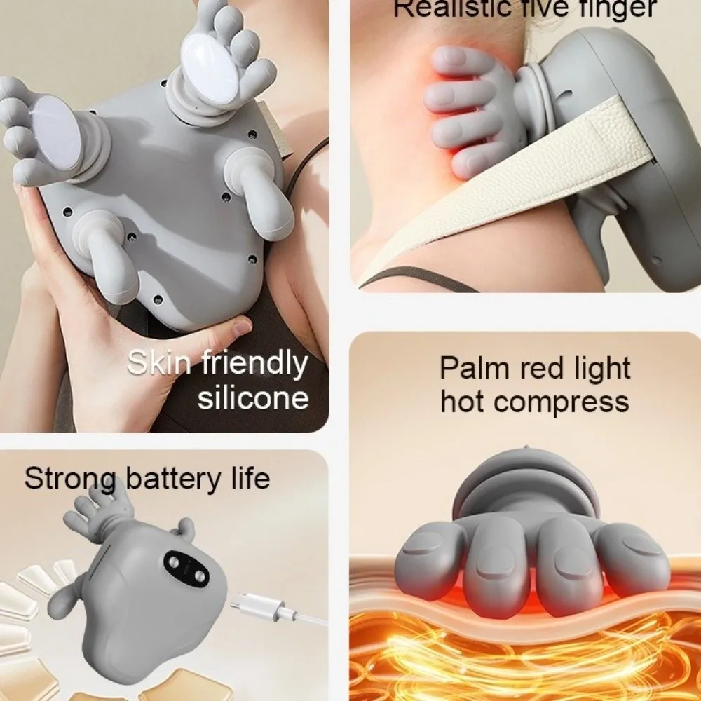 Bionic Finger Neck Shoulder Massager USB Rechargeable Portable Bionic Finger Massager Wireless Imitates Human Hand
Bionic Finger Neck Shoulder Massager USB Rechargeable Portable Bionic Finger Massager Wireless Imitates Human Hand