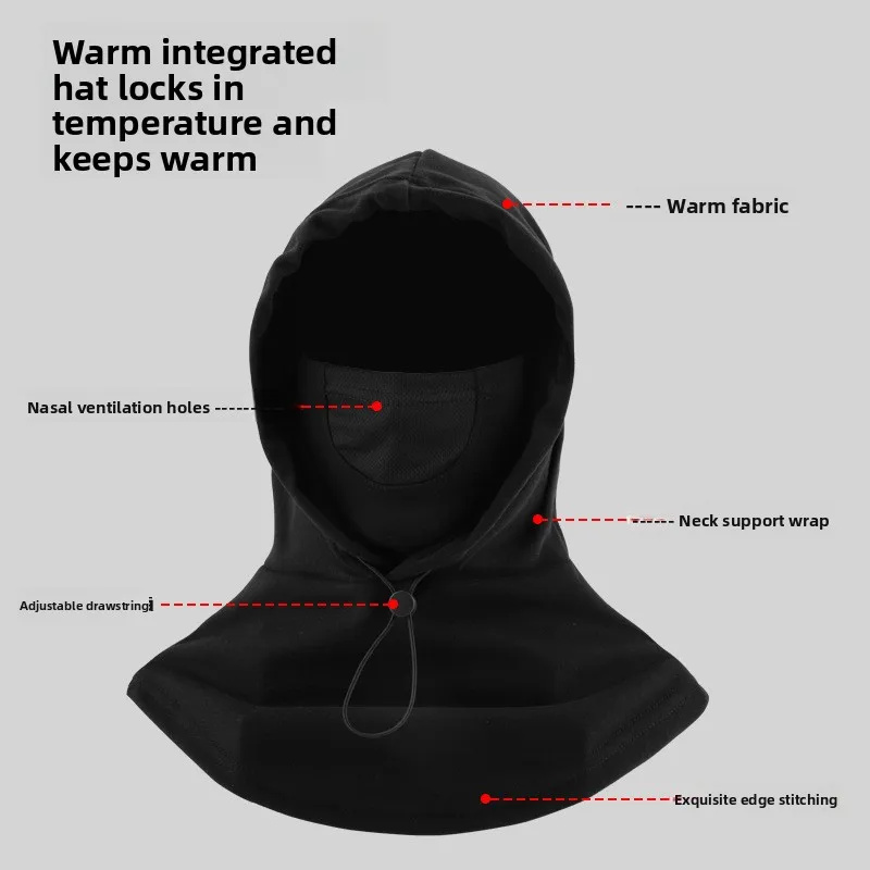 NEW High quality Winter Balaclava Hooded Scarf - Warm Neck Gaiter with Hood for Outdoor Activities, Cycling, Skiing - Black
NEW High quality Winter Balaclava Hooded Scarf - Warm Neck Gaiter with Hood for Outdoor Activities, Cycling, Skiing - Black