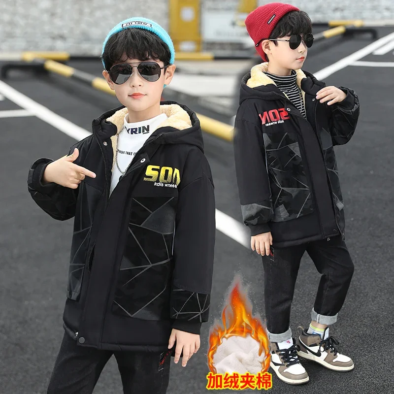 NewChildren's Handsome Autumn And Winter Cotton-padded Clothing With Thickening And Warming; High Quality..4-15year
NewChildren's Handsome Autumn And Winter Cotton-padded Clothing With Thickening And Warming; High Quality..4-15year