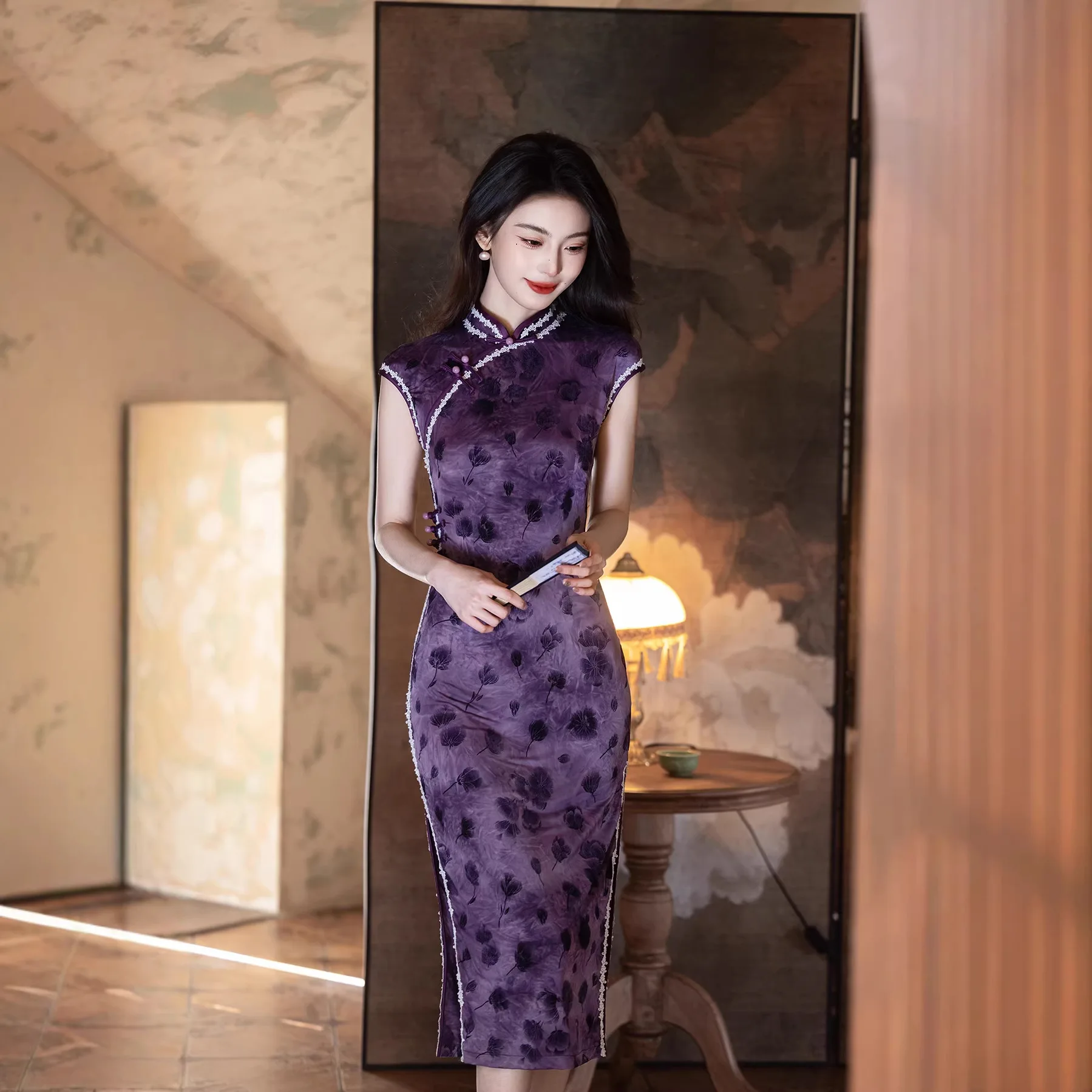 Old Shanghai Qipao Women's 2026 Spring/Summer New Chinese Style Elegant Temperament Daily Young Dress Qipao Dress
Old Shanghai Qipao Women's 2026 Spring/Summer New Chinese Style Elegant Temperament Daily Young Dress Qipao Dress