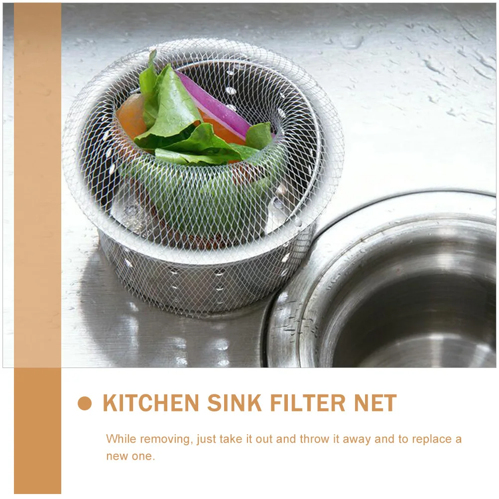 300pcs Kitchen Sink Filter Net Disposable Drain Strainer Bag For Home Washing Draining Filter Nets Sink Strainers Bag
300pcs Kitchen Sink Filter Net Disposable Drain Strainer Bag For Home Washing Draining Filter Nets Sink Strainers Bag