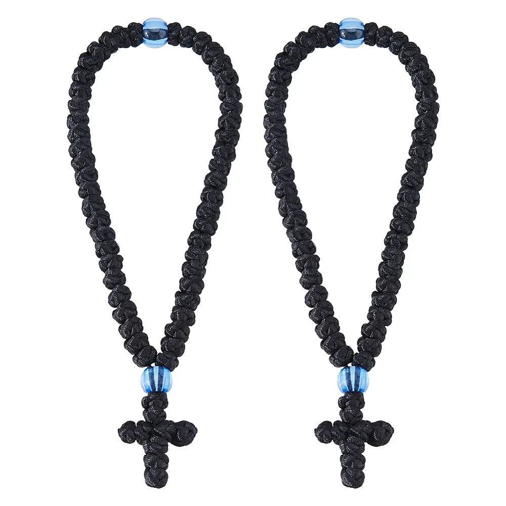 2Pcs Waxed Cord Charm Bracelets Prayer Bracelets for Women Men with Plastic Beads Black Inner Diameter: 3 inch(7.7cm)
2Pcs Waxed Cord Charm Bracelets Prayer Bracelets for Women Men with Plastic Beads Black Inner Diameter: 3 inch(7.7cm)