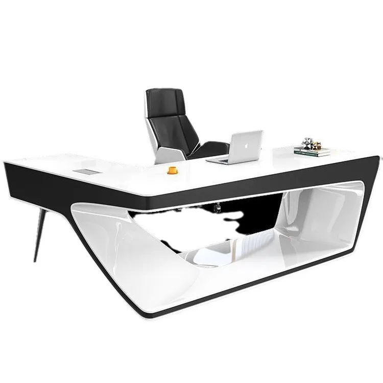 White paint creative furniture simple modern class desk president table and chair combination
White paint creative furniture simple modern class desk president table and chair combination