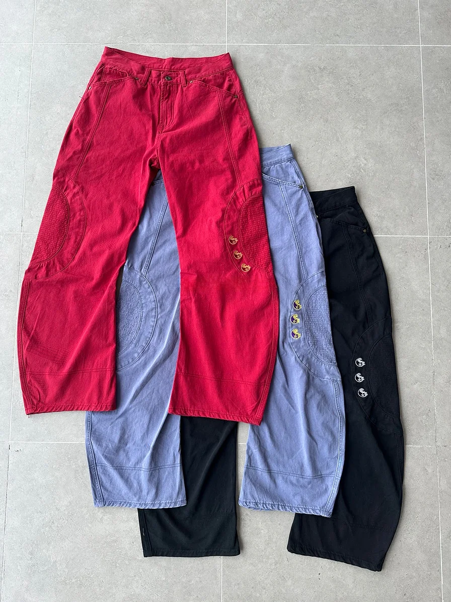 American Style Wide Leg Work Pants Men's Slimming Streetwear Jeans Knife Embroidery Utility Trousers for Men And Women
American Style Wide Leg Work Pants Men's Slimming Streetwear Jeans Knife Embroidery Utility Trousers for Men And Women