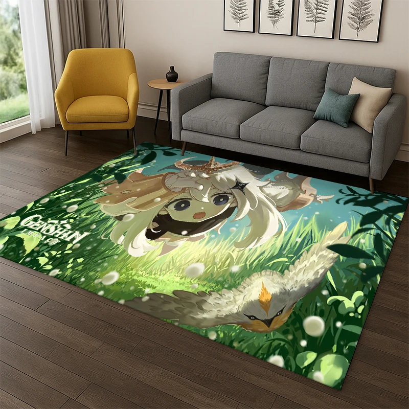 New Genshin Impact Cartoon Game Carpet Rug for Bedroom Living Room Sofa Playroom Doormat Home Decor,Kid Area Rug Non-slip gift
New Genshin Impact Cartoon Game Carpet Rug for Bedroom Living Room Sofa Playroom Doormat Home Decor,Kid Area Rug Non-slip gift