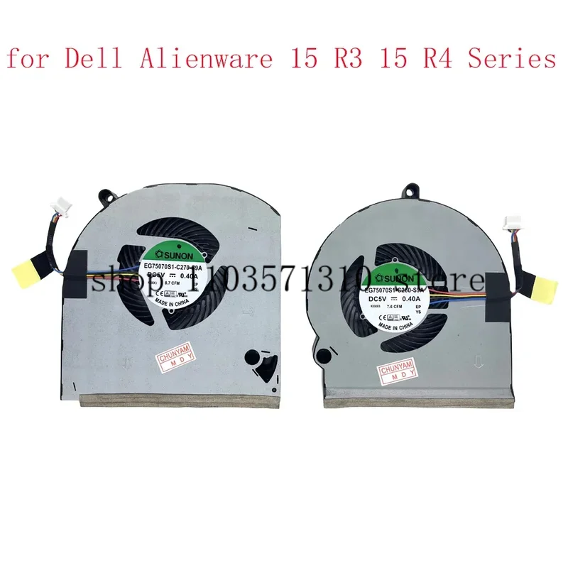 Replacement New Laptop CPU+GPU Cooling Fan for Dell Alienware 15 R3 15 R4 P69F Series Fan
Replacement New Laptop CPU+GPU Cooling Fan for Dell Alienware 15 R3 15 R4 P69F Series Fan