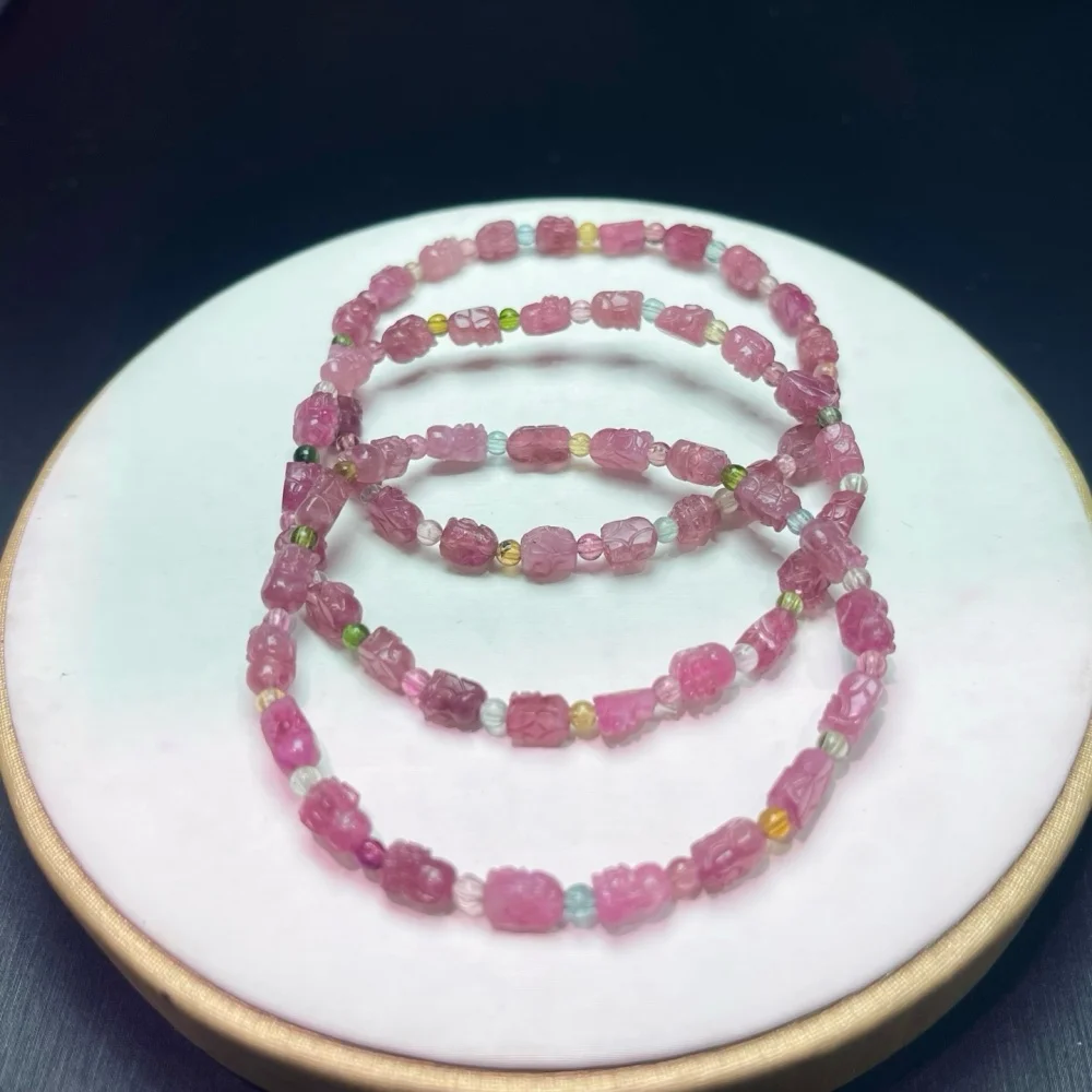 Natural Red Tourmaline Pixiu Bead Bracelet Healing Crystal Charm Bracelets for Women Energy Jewelry Gift 1PCS
Natural Red Tourmaline Pixiu Bead Bracelet Healing Crystal Charm Bracelets for Women Energy Jewelry Gift 1PCS