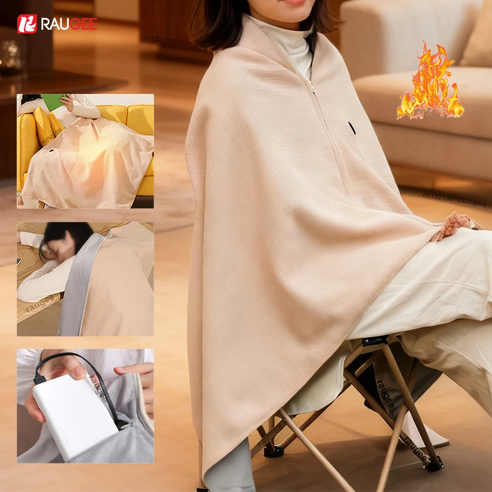 Heated Blanket USB Electric Heating Shawl Wearable Electric Blanket Portable Warm Blanket Heating Pad Electric Heating Shawl
Heated Blanket USB Electric Heating Shawl Wearable Electric Blanket Portable Warm Blanket Heating Pad Electric Heating Shawl