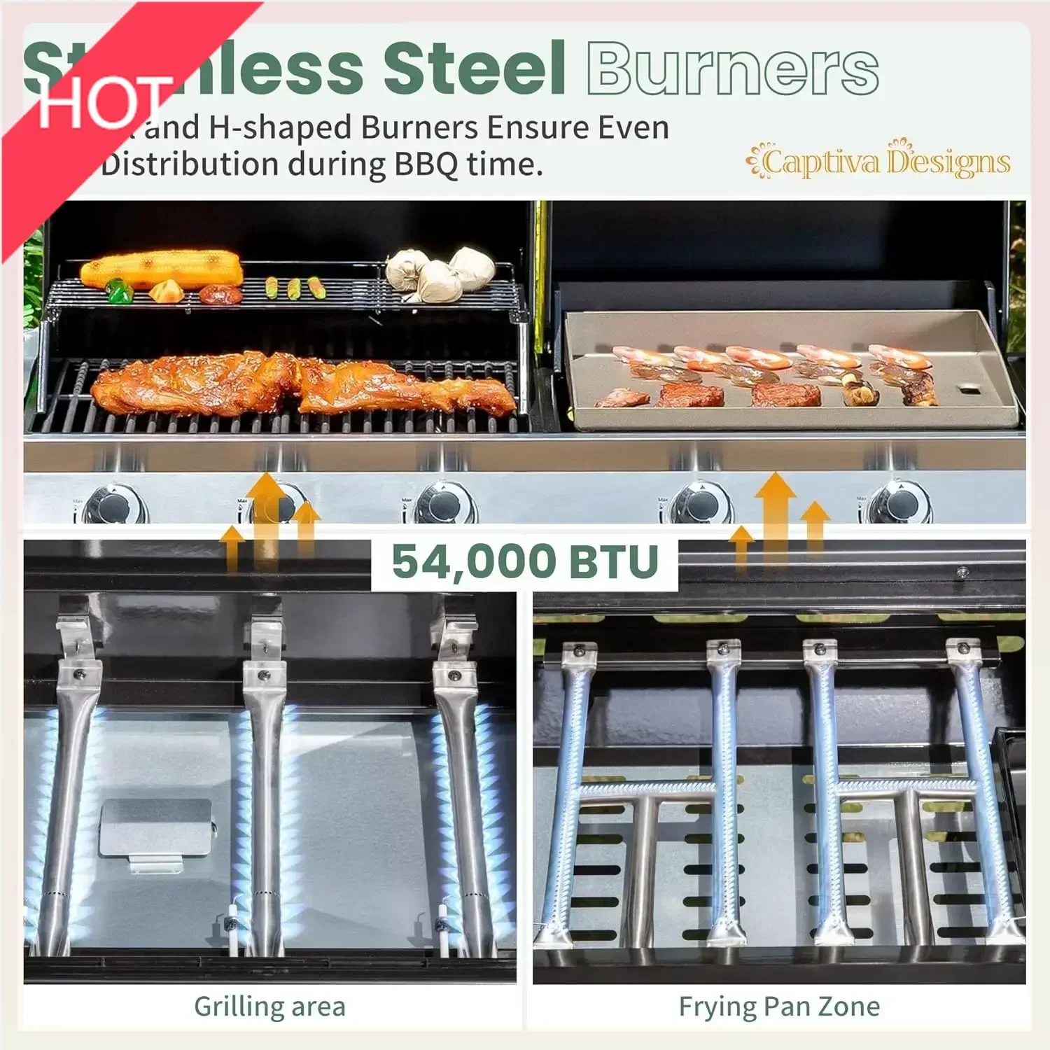 (XMSJ) Газовая сковорода с пропаном, гриль, комбинированная чугунная сковорода, двойной барбекю с плоской вершиной для барбекю на открытом воздухе и на заднем дворе
(XMSJ) Газовая сковорода с пропаном, гриль, комбинированная чугунная сковорода, двойной барбекю с плоской вершиной для барбекю на открытом воздухе и на заднем дворе