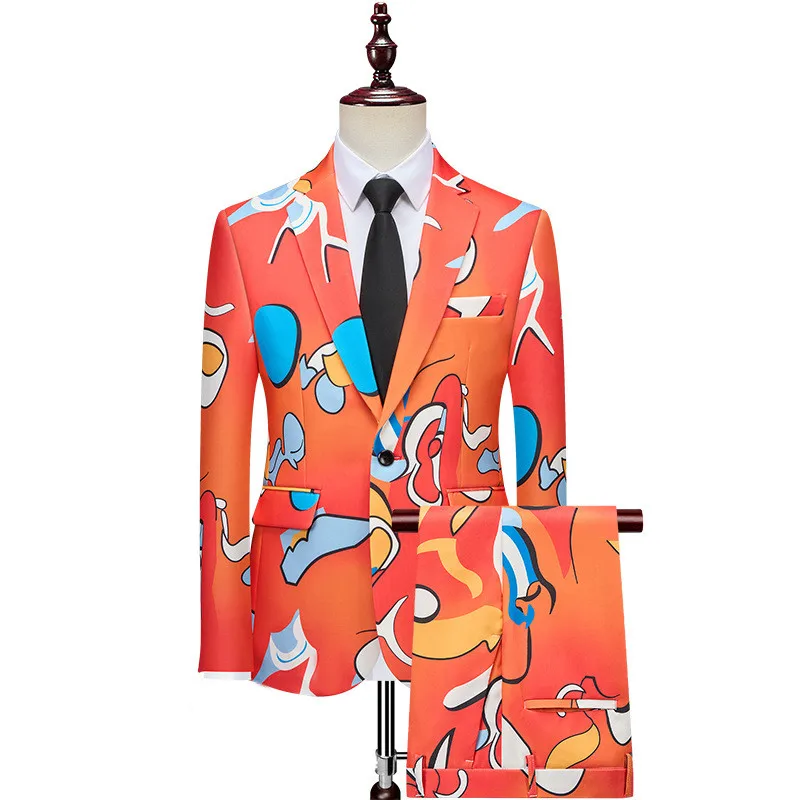Pink Blue 3D Digital Printed Men's Suit Two Piece Set Fashionable Festival Events Cosplay Party Guest Stage Performance Outfit
Pink Blue 3D Digital Printed Men's Suit Two Piece Set Fashionable Festival Events Cosplay Party Guest Stage Performance Outfit