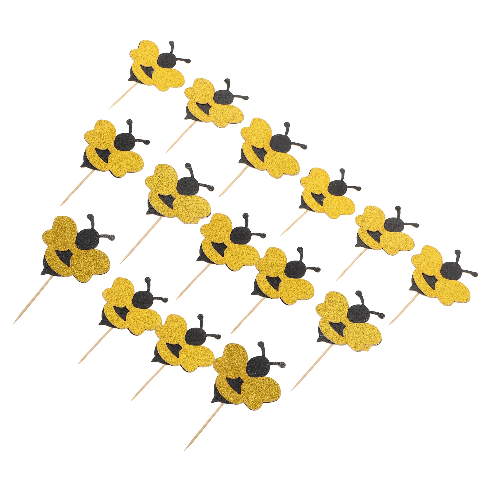 24 Pcs Cake Decorations Shiny Bee Picks for Birthday Wedding Festivals Fruit Toppers Cupcake Decorations Cake Decoration Plates
24 Pcs Cake Decorations Shiny Bee Picks for Birthday Wedding Festivals Fruit Toppers Cupcake Decorations Cake Decoration Plates