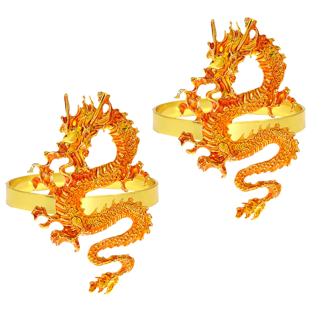 2 Pcs Chinese Dragon Napkin Ring Wedding Rings Napkins Holder Holders Decorate Metal Dinner Banquet
2 Pcs Chinese Dragon Napkin Ring Wedding Rings Napkins Holder Holders Decorate Metal Dinner Banquet