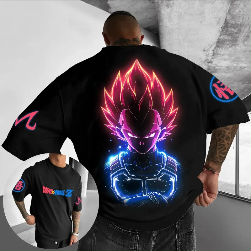 Dragon Ball Goku Printed Cotton Short-sleeved American Loose Men's and Women's Summer Breathable Sports
Dragon Ball Goku Printed Cotton Short-sleeved American Loose Men's and Women's Summer Breathable Sports