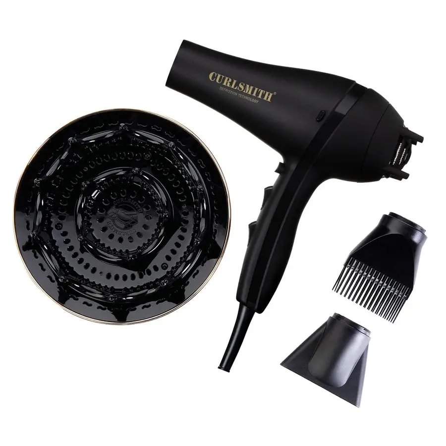 Defrizzion Hair Dryer for Curly Hair w Extra Large 8 Diffuser for Fast Drying, 2 Speeds, 3 Heat Settings, Sustained Cool Setting
Defrizzion Hair Dryer for Curly Hair w Extra Large 8 Diffuser for Fast Drying, 2 Speeds, 3 Heat Settings, Sustained Cool Setting